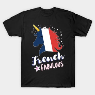 French & Fabulous Unicorn T-Shirt